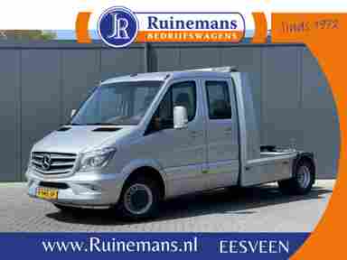 Mercedes-Benz Sprinter 519 3.0 CDI V6 E6 WB 433 / BE-TREKKER 8 TONS / 1e EIG ALS NIEUW / AUTOMAAT / DUBBEL CABINE / AIRCO / CRUISE / NAVI / XENON