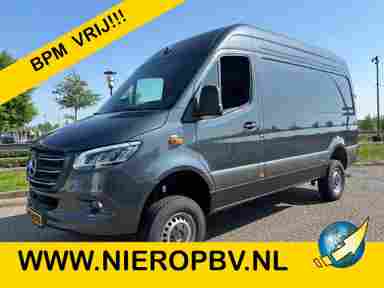 Mercedes-Benz Sprinter 319CDI L2H2 4X4 Automaat Airco Navi Cruisecontrol NIEUW BPM VRIJ