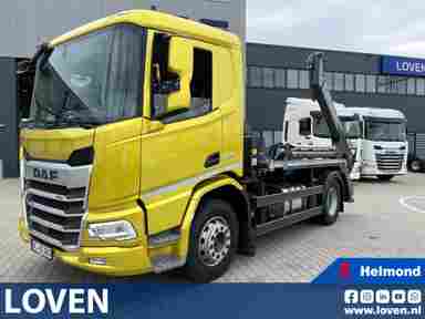 DAF  XD 410 FA ACC Meiller portaalarm AK 12.T