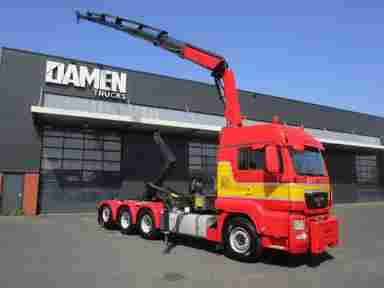 MAN TGS 35.440 TGS 35.440 8x4-4 Tridem Haakarm+ Kraan