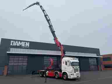 Scania R730 V8 R 730 V8 8x4 Palfinger PK 65002-SH F + JIB + Haakarmsysteem