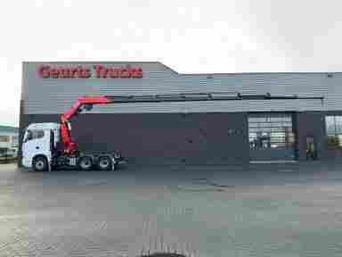 MAN TGX 33.520 6X4 TREKKER-BAKWAGEN COMBI + FASSI F485RA.2.28 KRAAN/KRAN/CRANE/GRUA/NEW