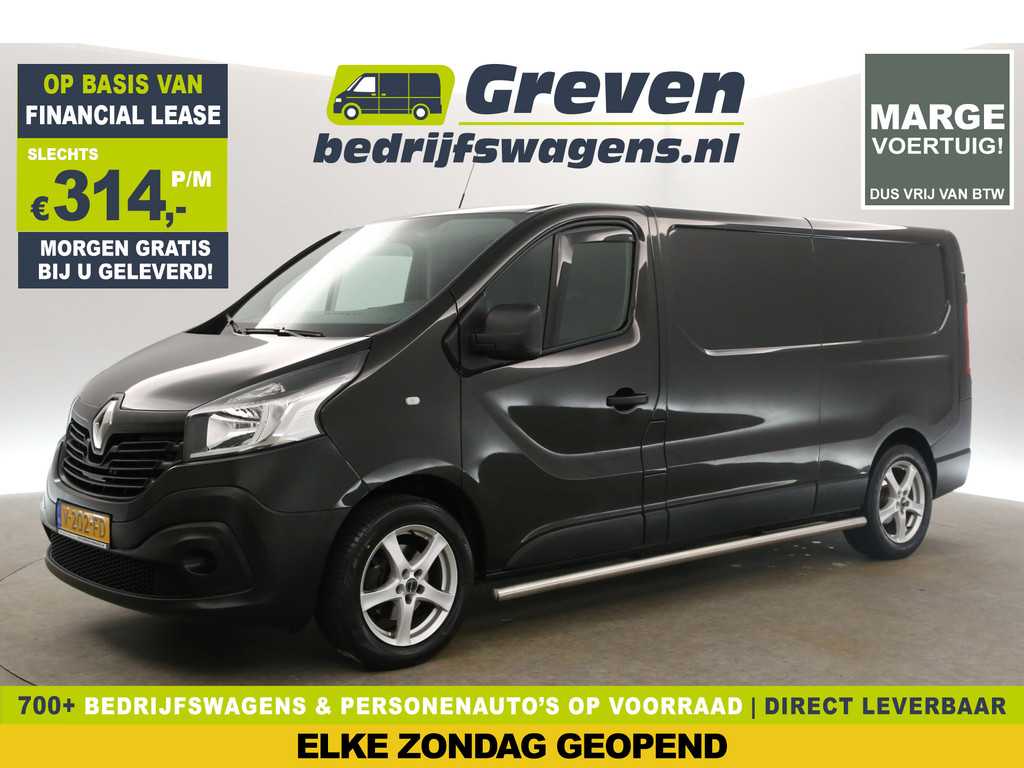 Renault Trafic 1.6 dCi T29 L2H1 Marge Airco Camera Cruise Navigatie PDC 3 Persoons 17''LMV Trekhaak