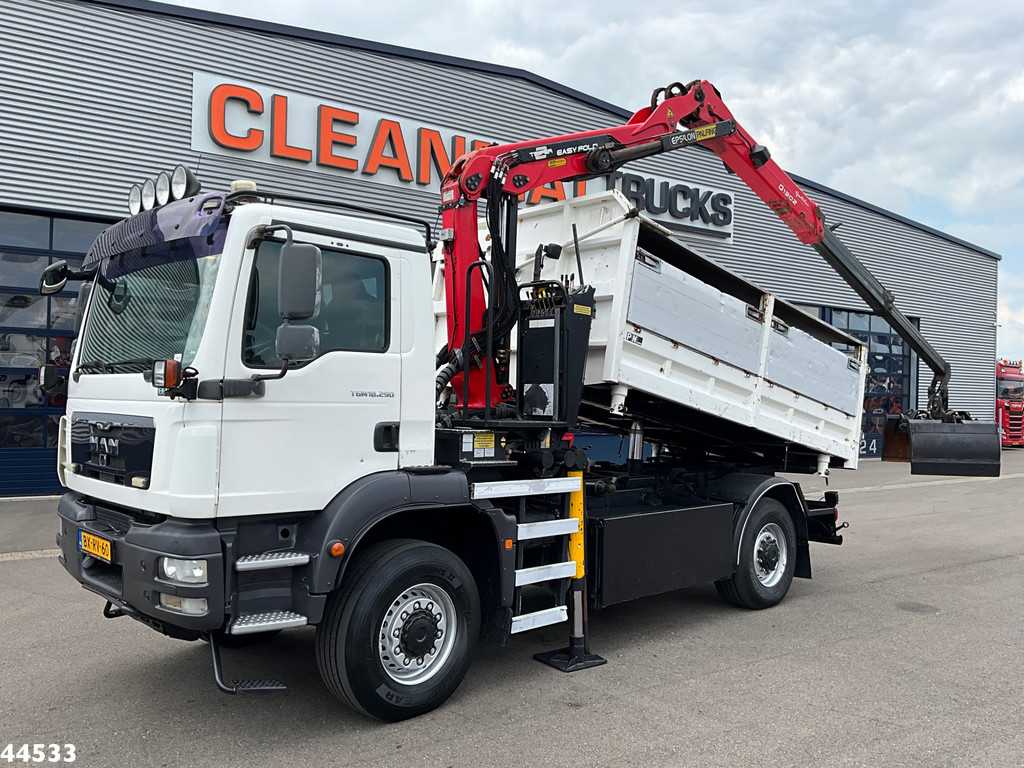 Man TGM 18.290 4x4 Palfinger 13 Tonmeter Z-kraan Just 122.123 km!