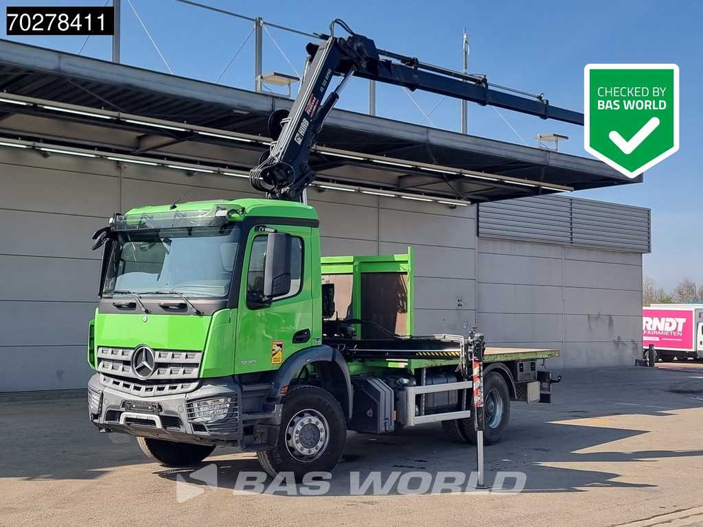 Mercedes Arocs 1830 4X2 Hiab 122 ES-3 HIPRO Kran Crane Big-Axle Euro 6