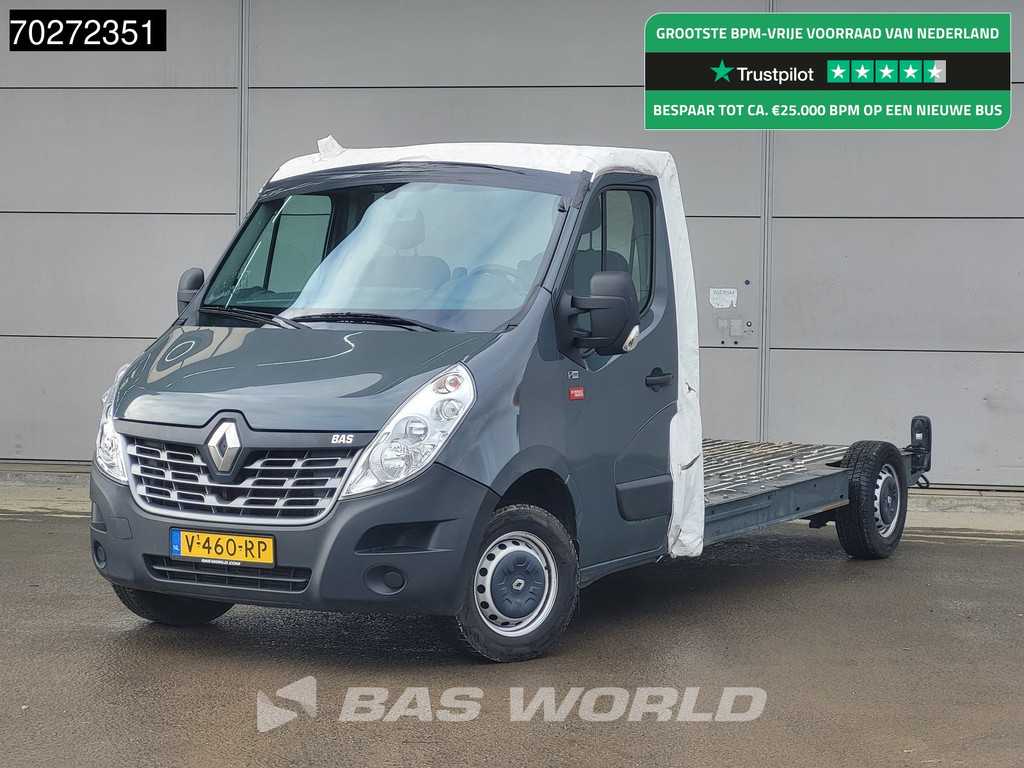 Renault Master 170PK Automaat Plancher chassis cabine 433WB Fahrgestell Navi Airco Cruise Airco Cruise control