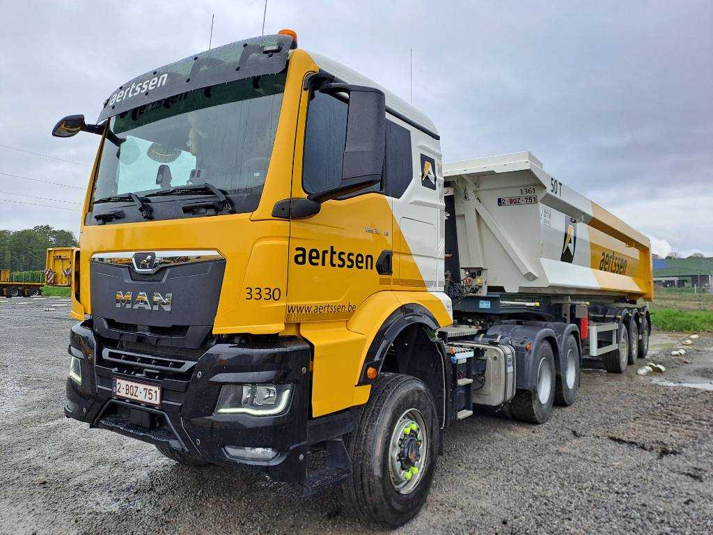 MAN NTGS33.510 + DTM GRANALU Tipper (2 sets available