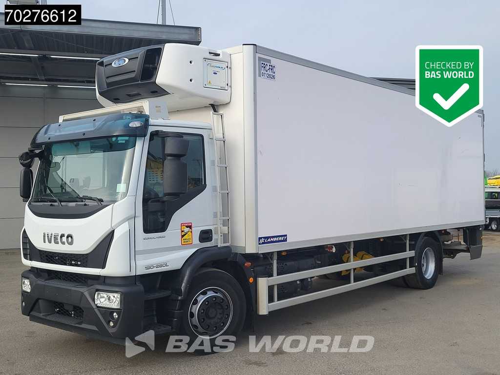 Iveco Eurocargo 190EL280 4X2 19tonner Carrier 1150 MT cooler Ladebordwand FRC Euro 6