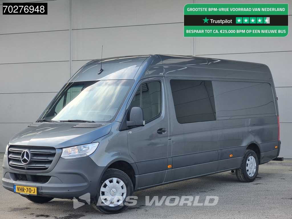 Mercedes Sprinter 315 CDI Automaat Dubbel Cabine Navi Airco Cruise Camera Parkeersensoren MBUX DC Doka Mixto L4 Maxi 15m3 Airco Dubbel cabine Cruise control