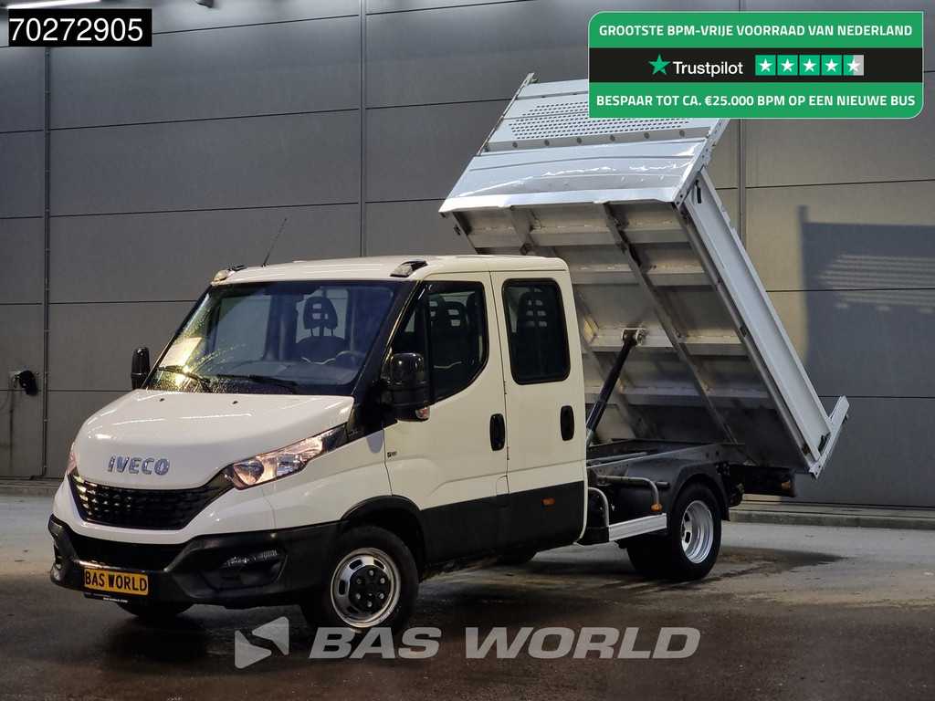 Iveco Daily 35C14 Kipper Dubbel Cabine Dubbellucht 3,5t Trekhaak Airco Cruise Tipper Benne Kieper 2m3 Airco Dubbel cabine Trekhaak Cruise control