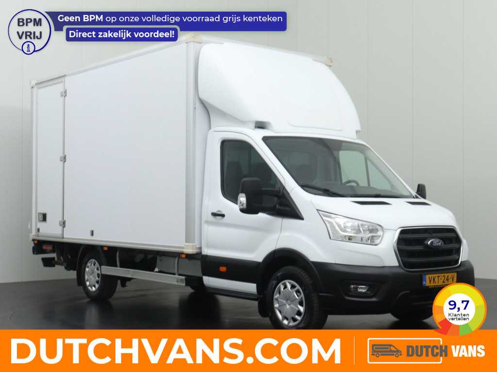 Ford Transit 2.0TDCI 130PK Bakwagen+Laadklep | Zijdeur | Dakspoiler | Navigatie | 3-Persoons