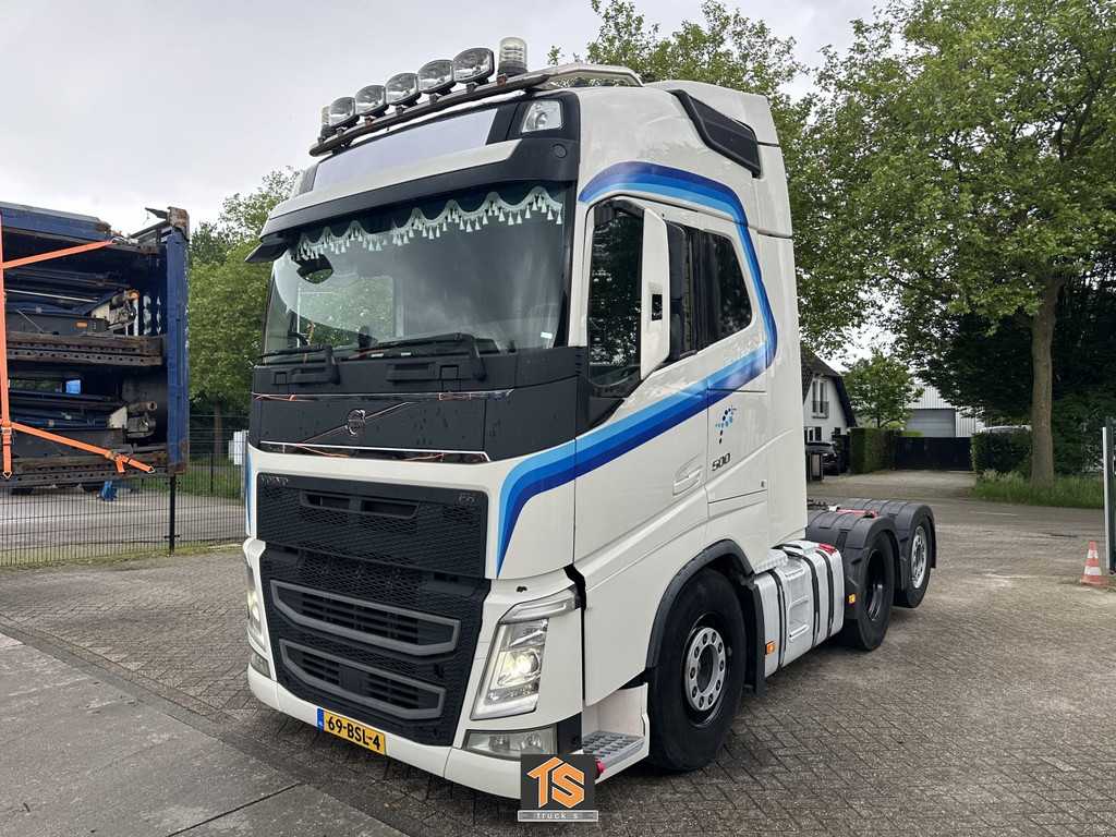 Volvo FH-500 EURO 5 - GLOBE - I-SHIFT - HYDRAULICS - 6X2 BOOGIE - NL TRUCK - APK 02/2025 - TOP! TS744718