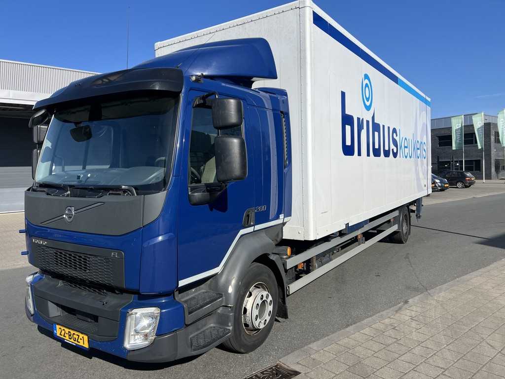 Volvo FL 280  4x2 LL E6 16 TON LAADBAK + LAADKLEP /AIRCO / VOL LUCHTGEVEERD / PA4698
