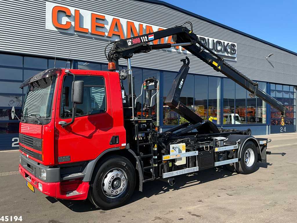 DAF FA 75.290 ATI Hiab 11 Tonmeter laadkraan Just 84.508 km!