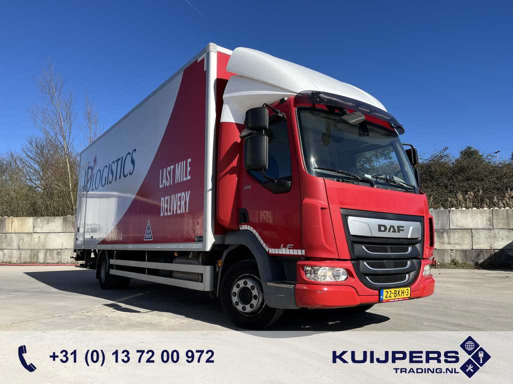 DAF LF 210 FA / 12 Ton / 396 dkm / Box / Loadlift / NL Truck