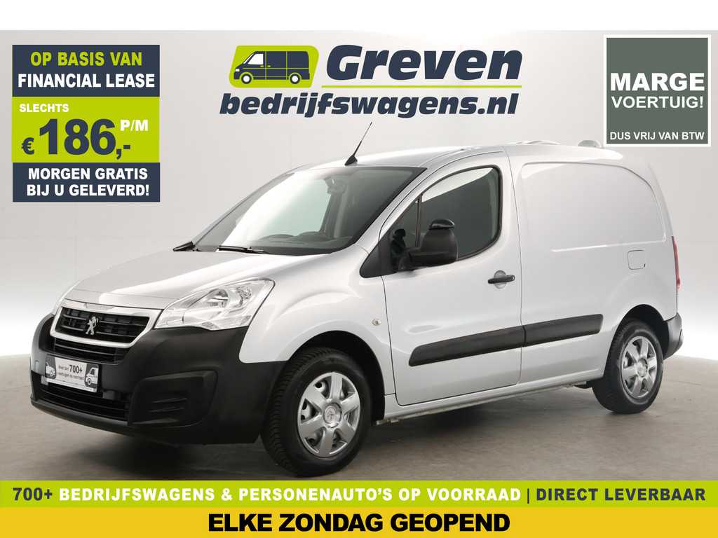 Peugeot Partner 1.6 BlueHDi L1H1 Marge Airco Cruise Carplay Navigatie PDC Elektrpakket Schuifdeur