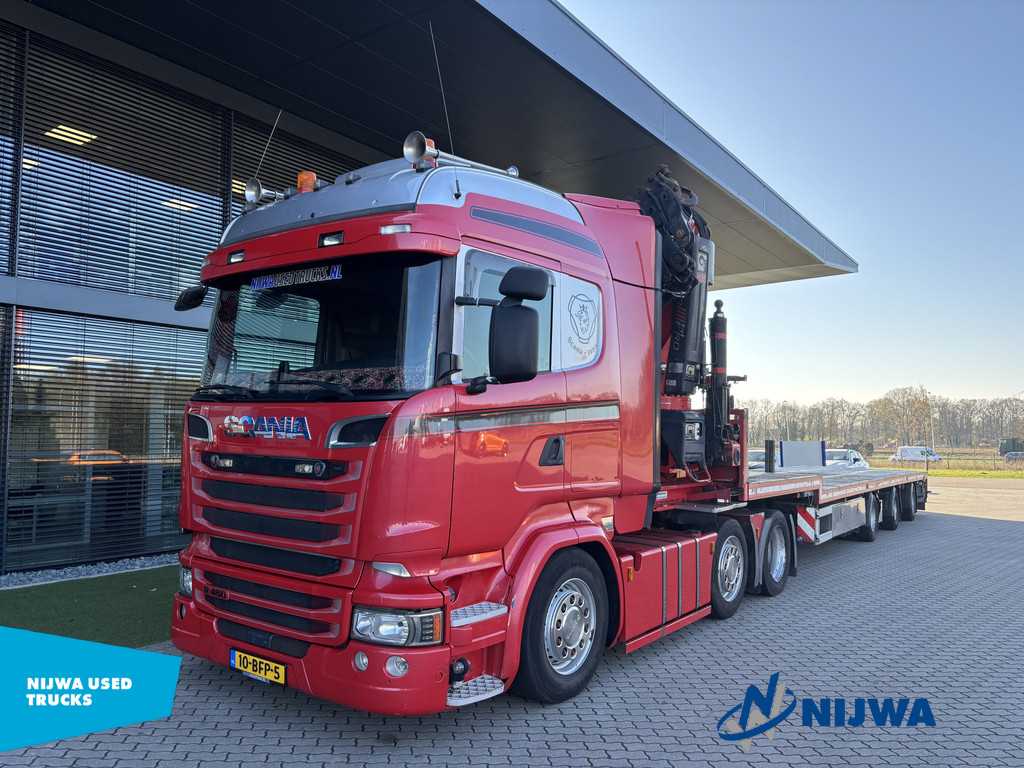 Scania R450 6x2 I.C.M Vogelzang met HIAB 60 ton meter kraan
