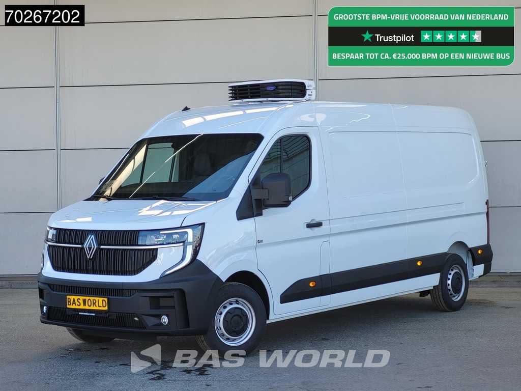 Renault Master 150PK 2025 Model Vries Koeler Carrier Xarios 200 230V LED Camera Parkeersensoren Airco Cruise -18 Vriezer Koeler Kühlkastenwagen 12m3 Airco Cruise control