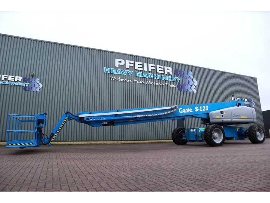 Genie S125 Diesel, 4x4x4 Drive, 40.1m Working Height, 24