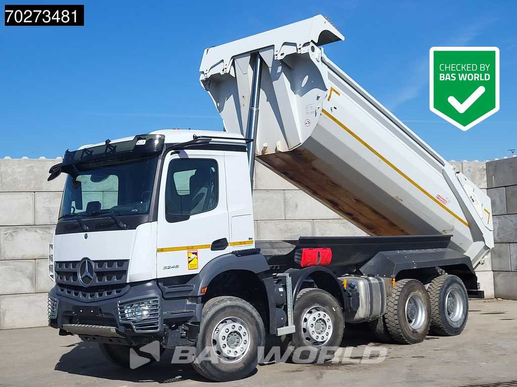 Mercedes Arocs 3246 8X4 16m3 Bennes Marrel Retarder Big-Axle Steelsuspension Euro 6