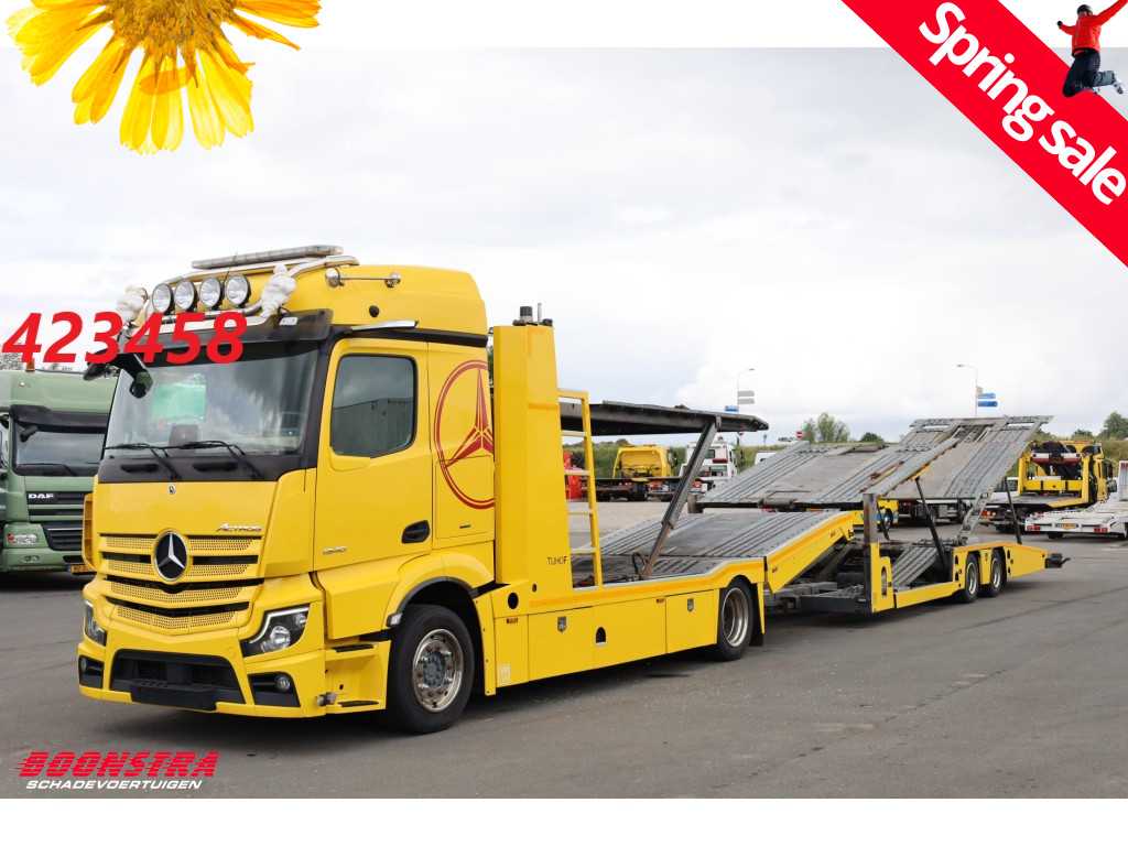 Mercedes-Benz Actros 1840 Tijhof Full Air Leder 7-Lader 2x Winde