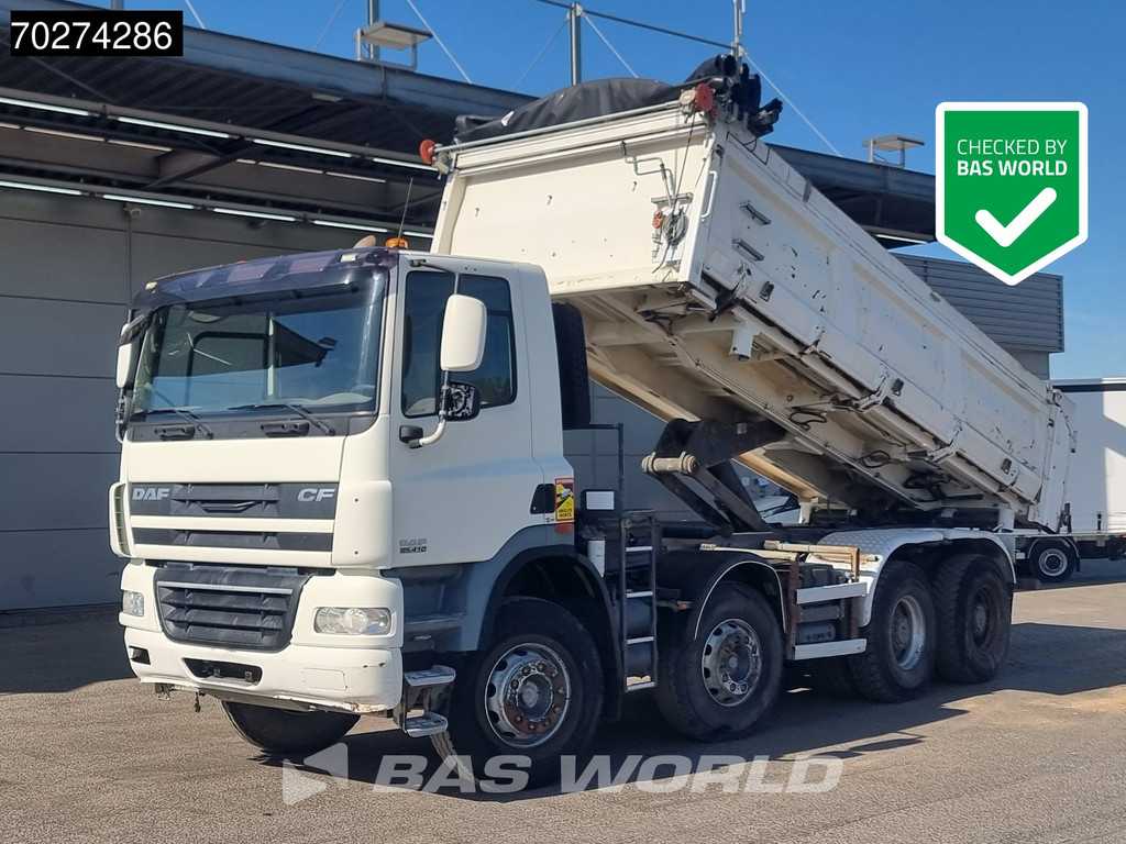 DAF CF85.410 8X4 15m3 2-way tipper Manual Big-Axle Steelsuspension Euro 5