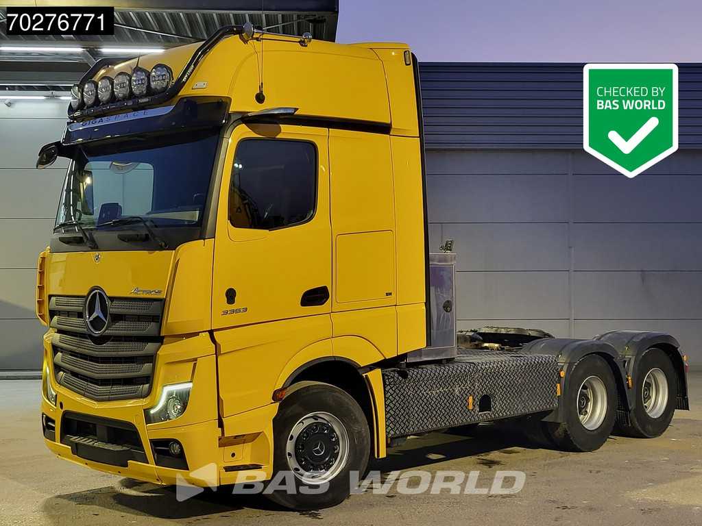 Mercedes Actros Actros 3353 6X4 Big-Axle Mirror cam 2X Tanks Navi Xenon