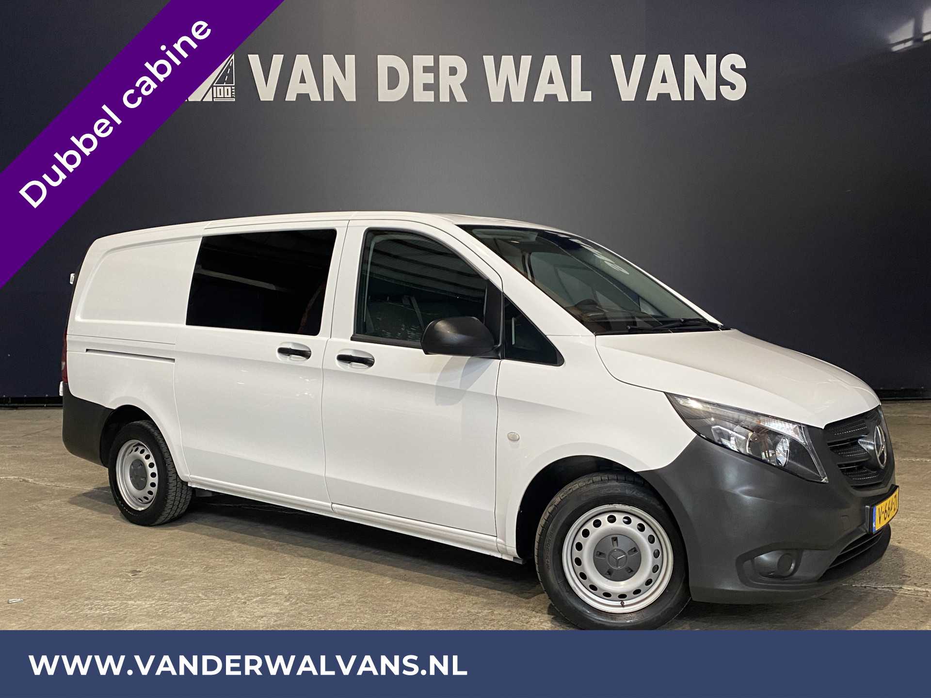 Mercedes-Benz 111CDI L2H1 Dubbele cabine Euro6 Airco | 6-Zits | Trekhaak | Cruisecontrol