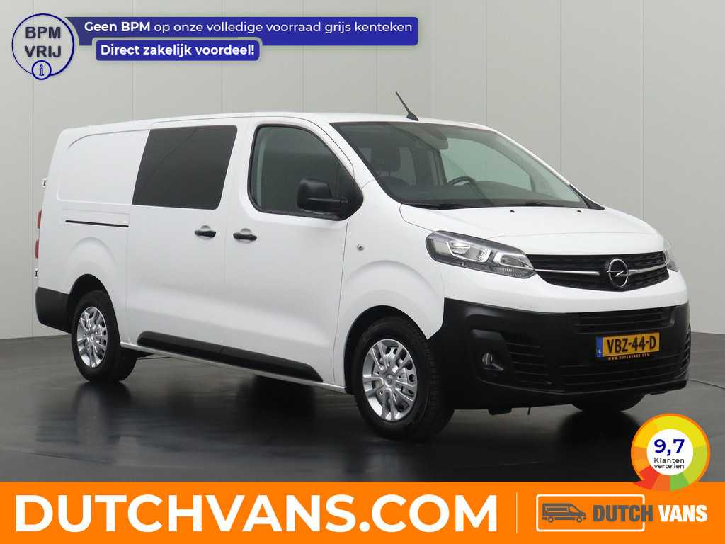 Opel Vivaro 2.0CDTI 122Pk Lang Dubbele Cabine | Navigatie | Camera | Trekhaak | Betimmering