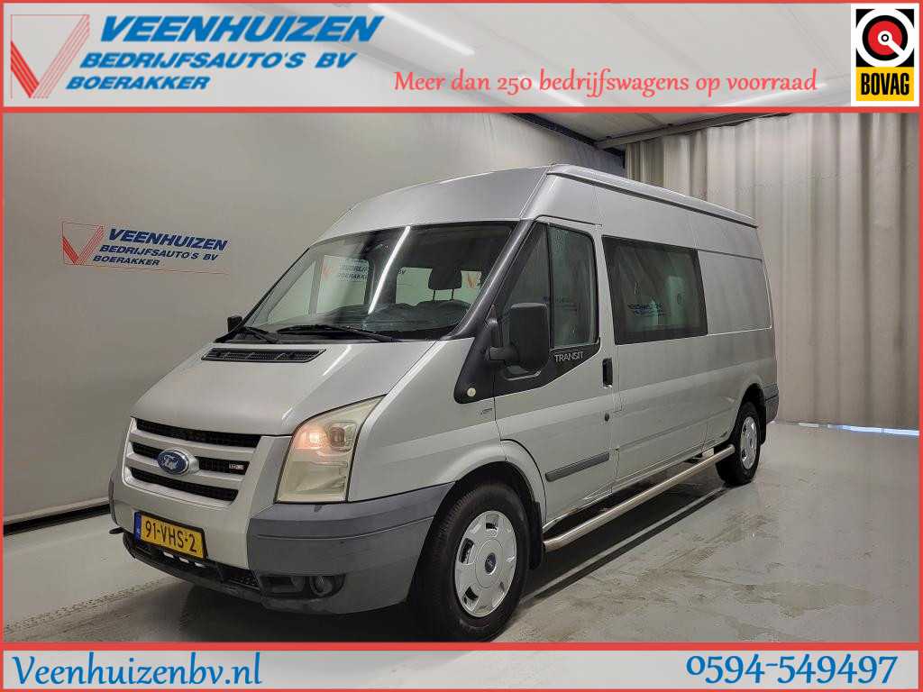 Ford Transit 2.4TDCI L3/H2 Dubbele Cabine Apk tot 23-12-2025!