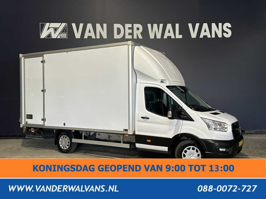 Ford Transit 2.0 TDCI 130pk Bakwagen 232cm Hoog Laadklep Zijdeur Euro6 Airco | Navigatie | Android Auto | Cruisecontrol Lat om Lat Betimmering, Stoelverwarming, Bijrijdersbank