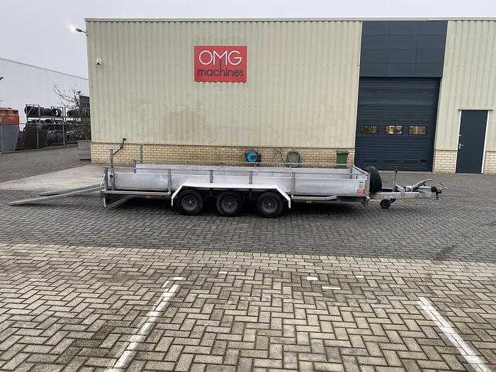 2002 Weijer Aanhangwagen, 3500 kg. 5 meter, 3 Asser.