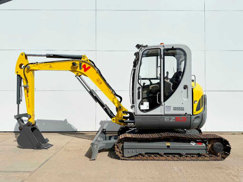 Wacker Neuson EZ53 Zero Tail - Load Indicator / Closed Cab / AC