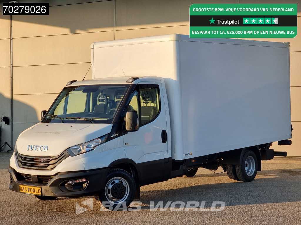 Iveco Daily 35C16 Laadklep Bakwagen Dubbelucht Camera Airco Euro6 Meubelbak Koffer 19m3 Airco