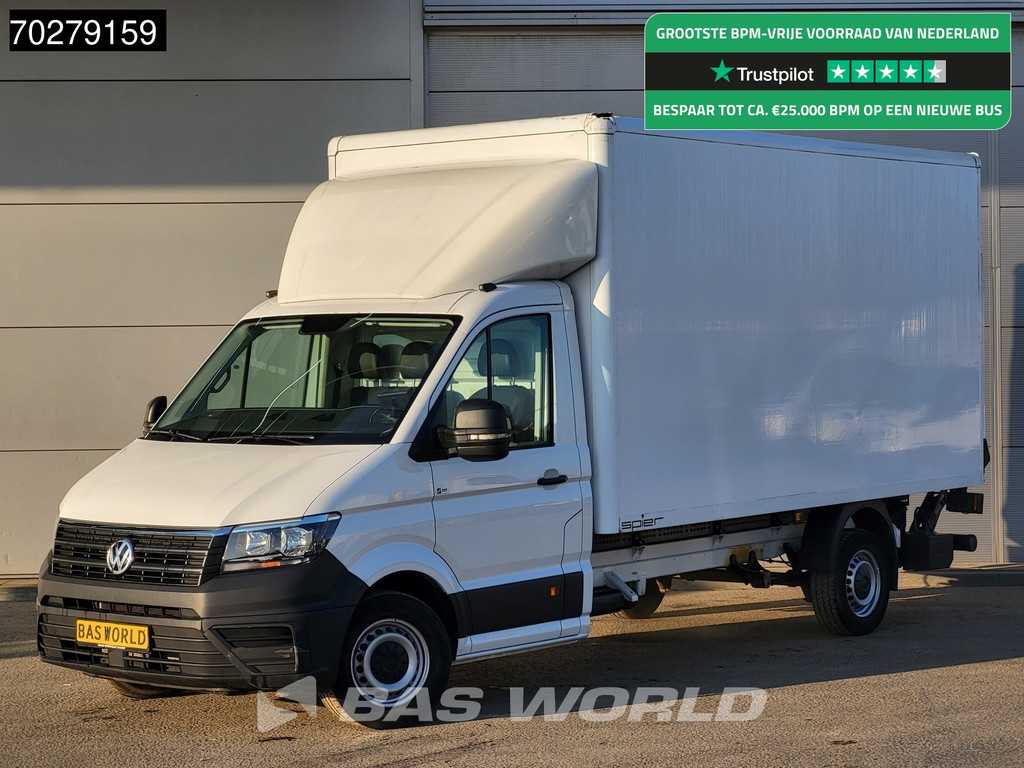 Volkswagen Crafter 177pk Automaat Laadklep Bakwagen Airco Camera Meubelbak Koffer 19m3 Airco