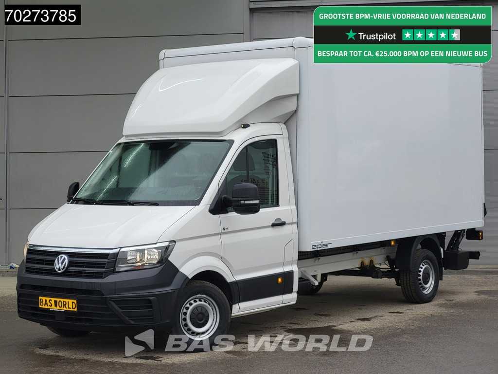 Volkswagen Crafter 177pk Automaat Laadklep Bakwagen Airco Camera Meubelbak Koffer Airco
