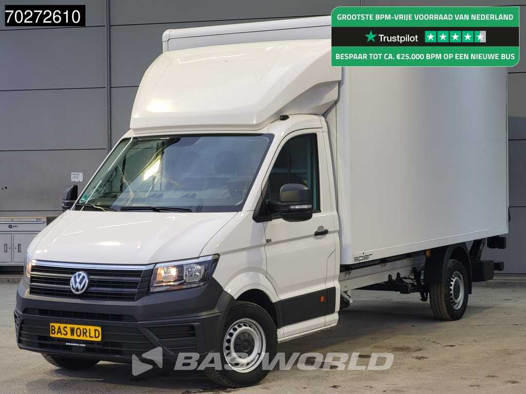 Volkswagen Crafter 177pk Automaat Laadklep Bakwagen Airco Camera Meubelbak Koffer 19m3 Airco