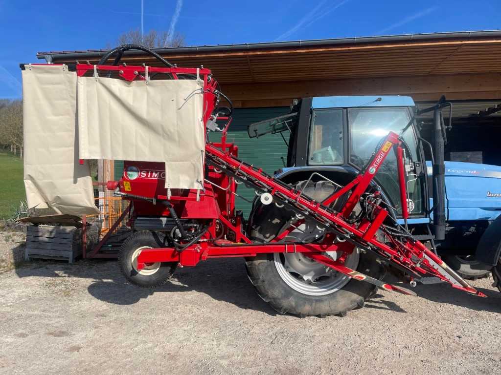 Simon S3B wortelrooier tractor gemonteerd, enkelrijig met trechter