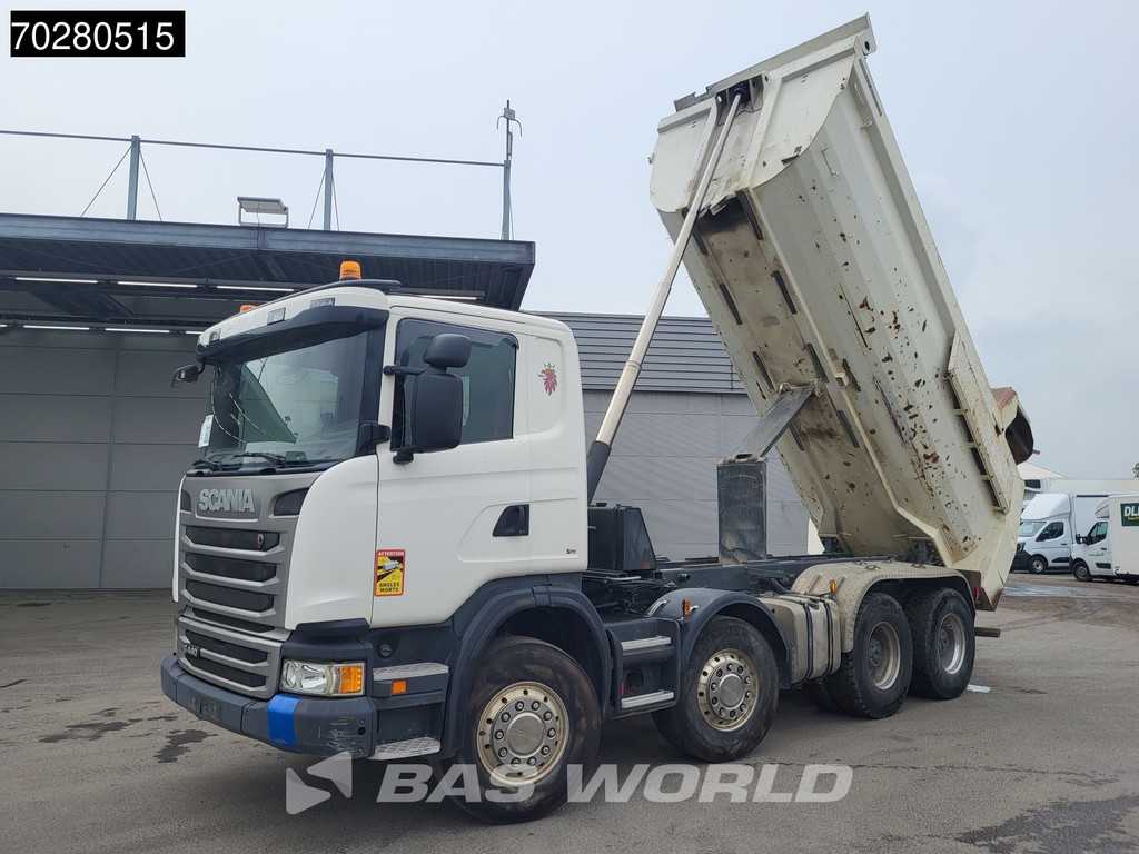 Scania G440 8X4 17m3 Meiller Manual Retarder Big-Axle Steelsuspension Euro 5