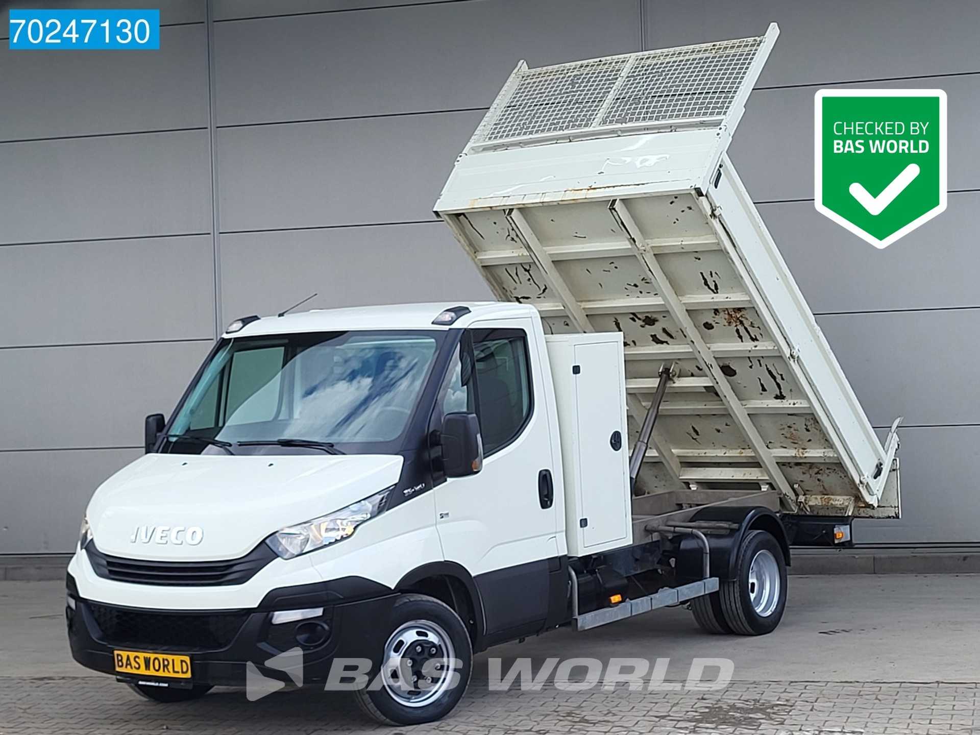 Iveco Daily 35C12 Kipper met kist Euro6 3500kg trekhaak Tipper Benne Kieper Trekhaak