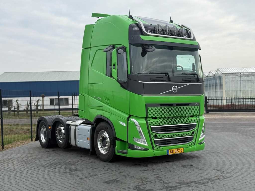 Volvo FH 13.460XL 6X2/4, HYDRAULIEK, TURBOCOMPOUND, I-SAVE, VOLLUCHT GEVEERD, LEDER, ALU.