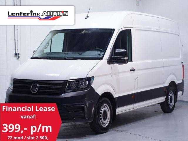 Volkswagen Crafter 2.0 TDI 140 pk L3H3 Airco, 270 Graden Deuren App Connect/Apple Carplay, Camera, Opstap achter, 3-Zits