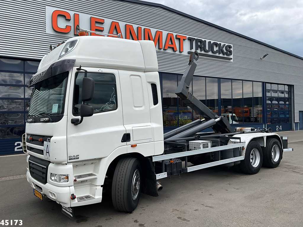 DAF FAS 85 CF 410 Euro 5 Leebur 25 Ton haakarmsysteem
