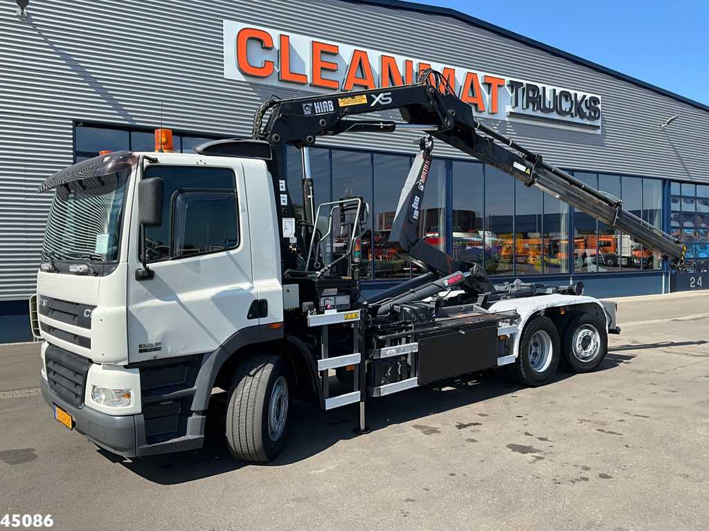 DAF FAS 85 CF 340 Manual Hiab 12 Tonmeter laadkraan