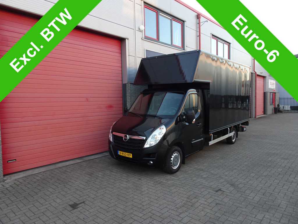 Opel Movano 2.3 CDTI BiTurbo L3 spiegelkoffer met laadklep  3 zits clima luchtvering