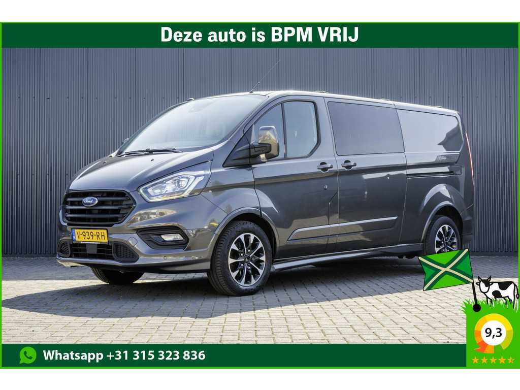 Ford Transit Custom 2.0 TDCI L2H1 Sport | 170 PK | 5-Zits | Schuifdeur L+ R | Android Auto | Camera | Navigatie | PDC | Cruise | Airco | LED | Euro 6