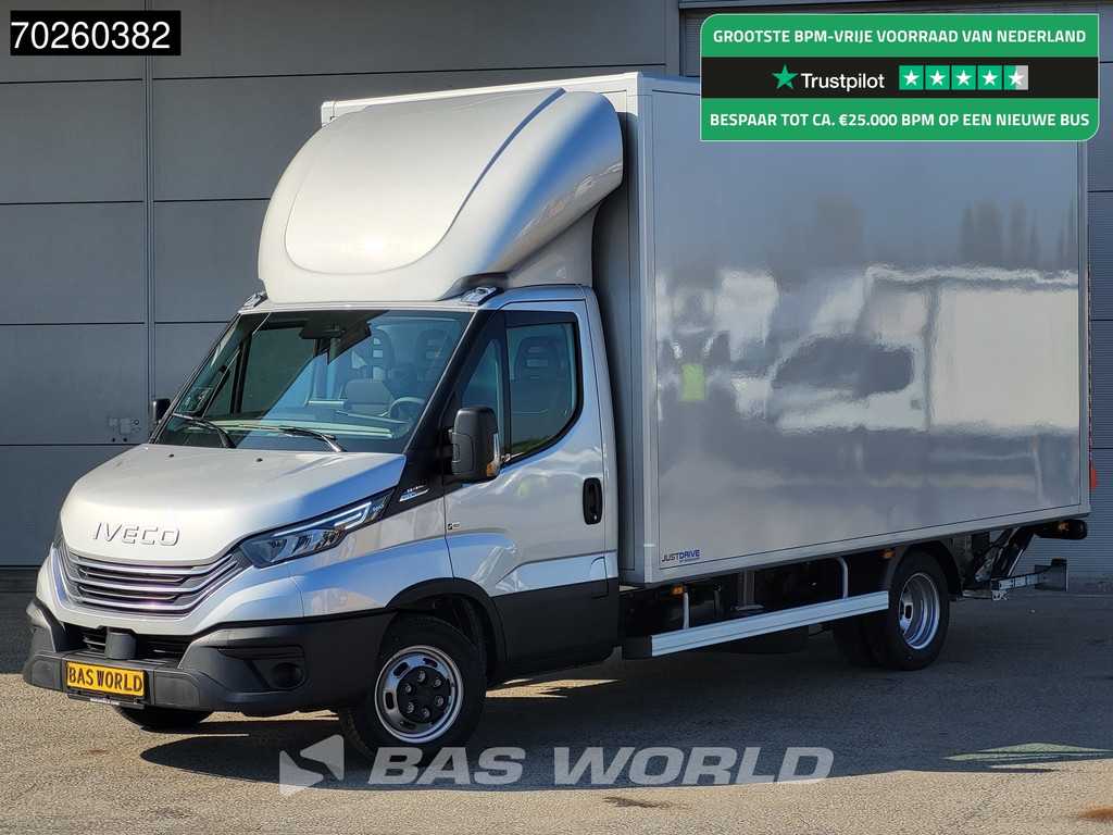 Iveco Daily 35C21 Automaat Dhollandia Laadklep Lat om Lat Bakwagen Zijdeur Meubelbak Koffer Airco