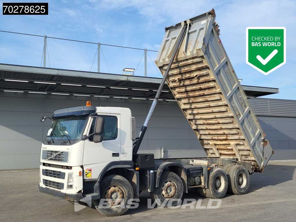 Volvo FM 400 8X4 16m3 tipper Manual Big-Axle VEB+ Euro 4