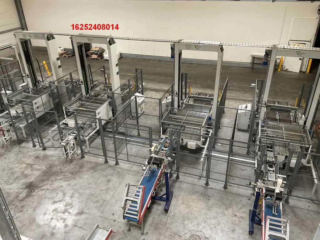 Sorma PAL 108D palletiseerder met kettingtransporteur