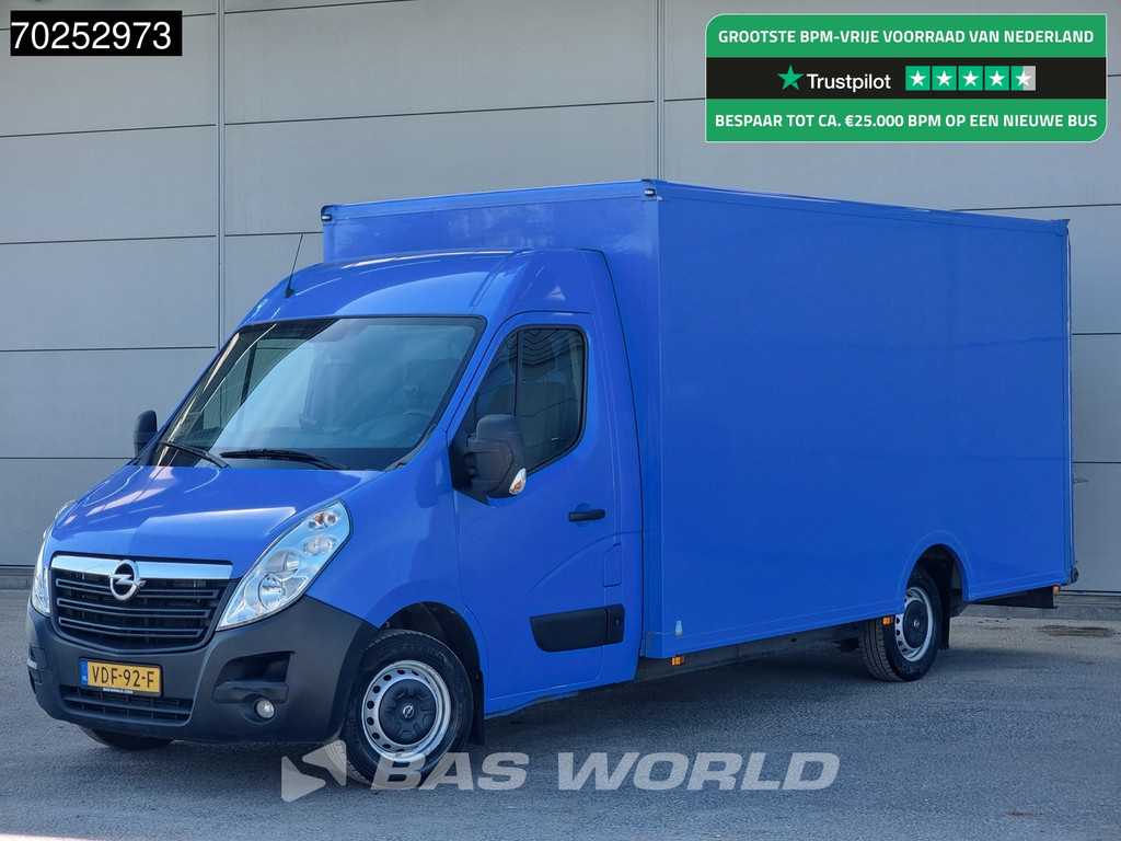 Opel Movano 170PK Bakwagen Airco Camera Navi Meubelbak Plancher Verkoopwagen Foodtruck Paardenwagen Airco Cruise control